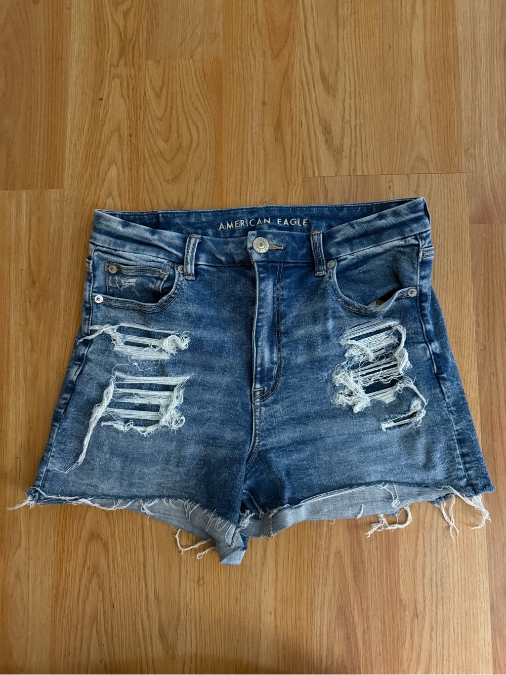 American Eagle Outfitters Distressed Denim Cutoff Shorts - size 6